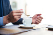 © Drobot Dean - Businessman`s hands with coffee