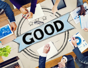 Sticker - Good Excellent Success Positive Thinking Concept