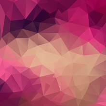 Polygon Abstract Texture In Pink Colors Background For Web Desig