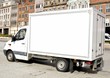 © Lucian Milasan - White removal van with copy space