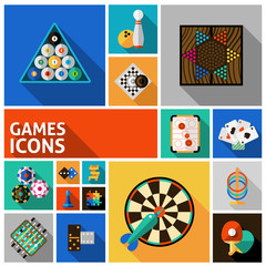 Poster - Games Icons Set