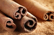 Cinnamon sticks macro