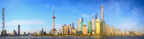 Naklejka dekoracyjna Shanghai skyline panorama, China