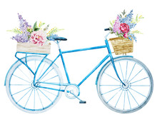 Watercolor Bike Bicycle