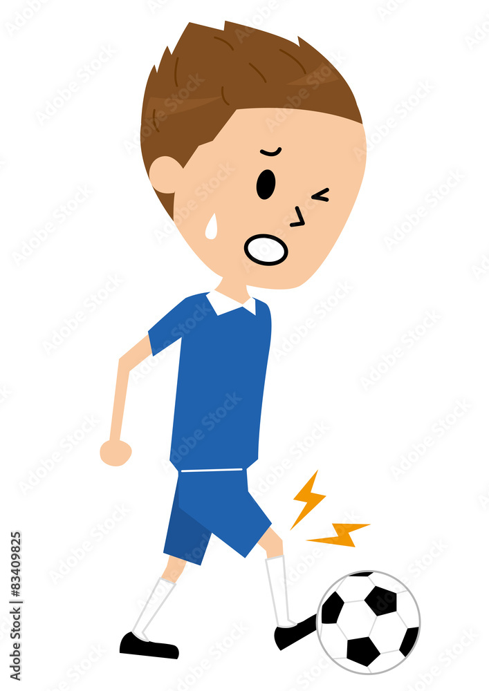 サッカー　膝の痛み　怪我