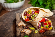 Tortilla Wrap With Vegetables