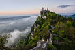 San Marino Castle Early Morning