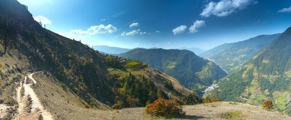 Canvas Print - Beautiful mountain landscape