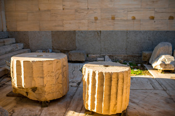 Wall Mural - Architectural fragments of Acropolis ruins