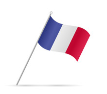 France Flag Illustration