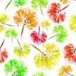 crazy beautiful watercolor pattern of leaves. handmade painted. beautiful seamless texture background imprint.