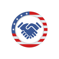 Wall Mural - App Button - U.S