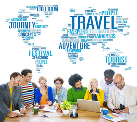 Poster - Travel Explore Global Destination Trip Adventure Concept
