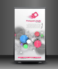 Canvas Print - corporate business roll up banner design