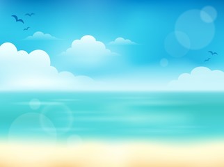 Wall Mural - Summer theme abstract background 2