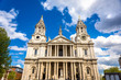 Facade of St Paul's Cathedral in London - England