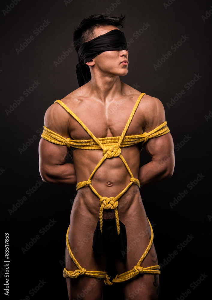 Male model bondage