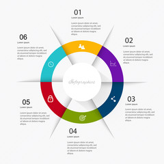 Wall Mural - business data market elements dot bar pie charts diagrams and gr