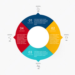 Wall Mural - business data market elements dot bar pie charts diagrams and gr
