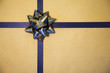 © RooM The Agency - Gold gift wrapped with blue bow