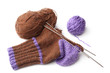 Wool knitted sock