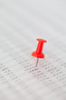 © RooM The Agency - close up of financial data with red pin