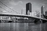 Fototapeta  - Pittsburgh. Black and white.