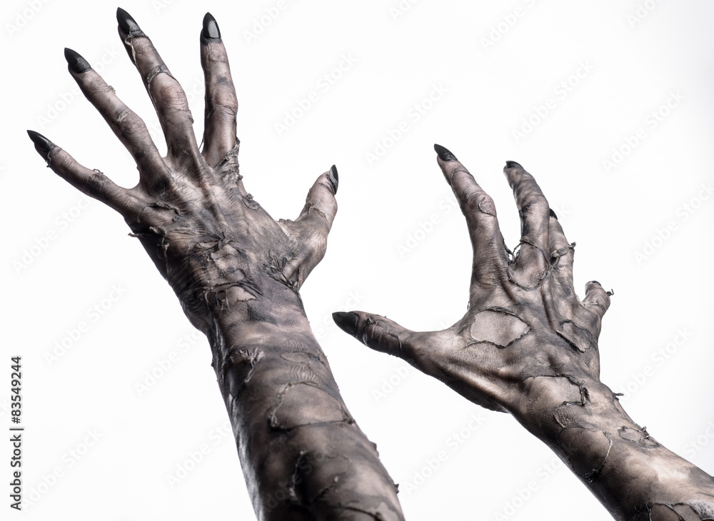 black hand of death, walking dead, zombie theme, zombie hands