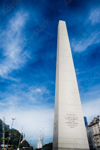 Fotografía Obelisco de Buenos Aires el día soleado