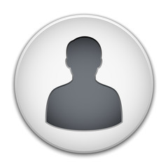 Wall Mural - male user icon vector