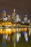 Fototapeta Nowy Jork - Melbourne cityscape at night