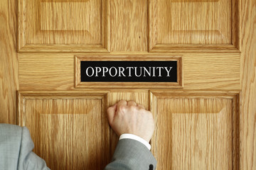 knocking on the door to opportunity