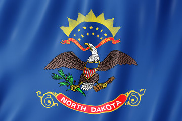 Wall Mural - Flag of North Dakota