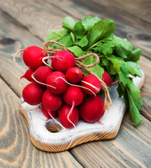 Wall Mural - Fresh organic radish