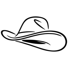 Cowboy Hat Abstract 