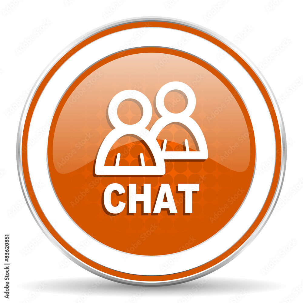 chat orange icon