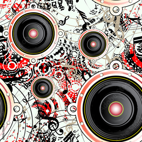 Fototapeta dla dzieci Musical grunge background