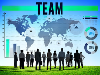 Team Teamwork Cooperation Connection Concept