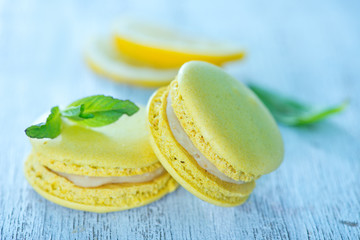 Poster - lemon macaroons