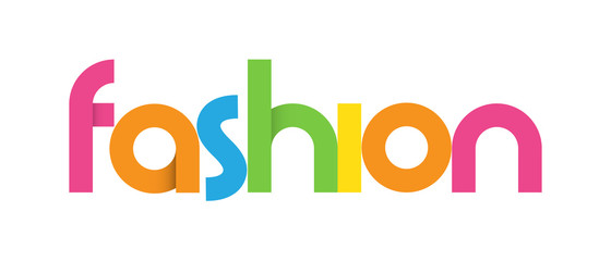 Wall Mural - colourful vector letters icon fashion