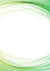 Wall Mural - bright soft line border certificate layout