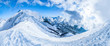 Krasnaya Polyana Sochi mountains snow ski sky descent speed