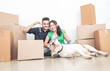 couple moving new home