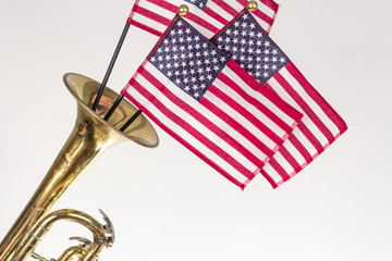 American Flag Trumpet