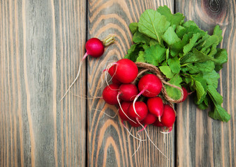 Poster - Fresh organic radish