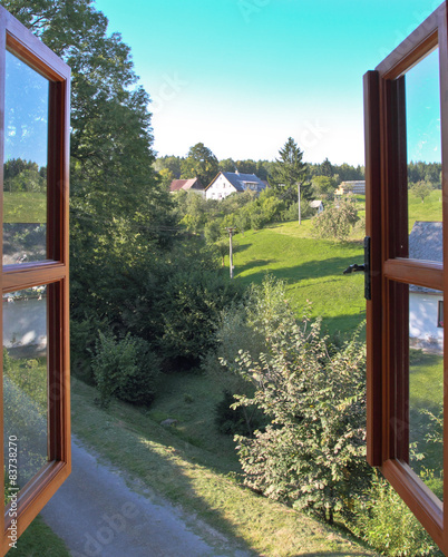 Naklejka dekoracyjna Open window