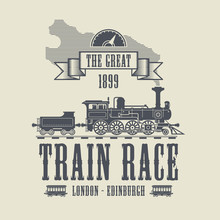 Train Race Abstract