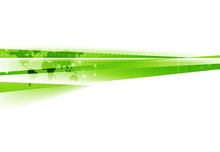 Abstract Green White Tech Corporate Background