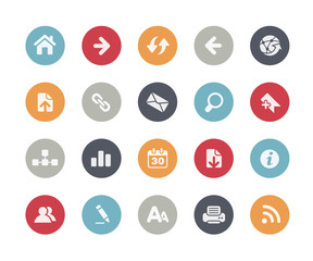 Wall Mural - web icons - classics series