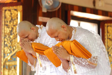 The Ordination Ceremony Of The New Monk